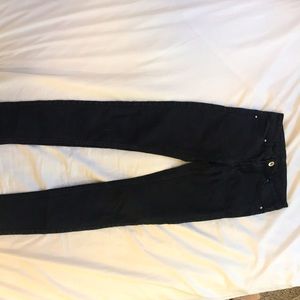 Divided black jeans skinny
